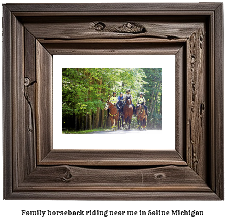 family horseback riding near me in Saline, Michigan